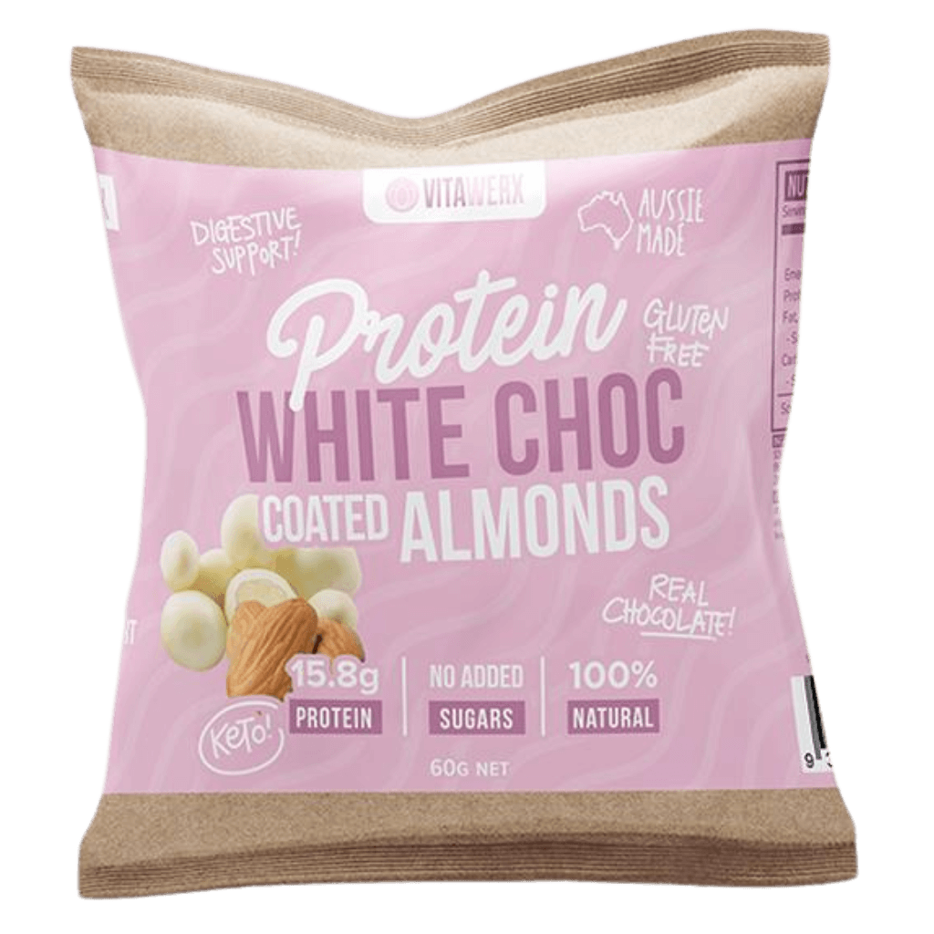 Protein White Chocolate Coated Nuts 10 x 60g_1